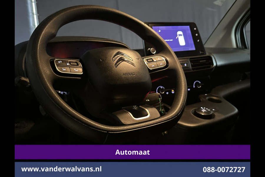 Citroën Berlingo 1.5 BlueHDI 131pk Automaat L1H1 Euro6 Airco | 3-Zits | Navigatie | Camera | Apple Carplay Android Auto, Cruisecontrol, Parkeersensoren, Bijrijdersbank