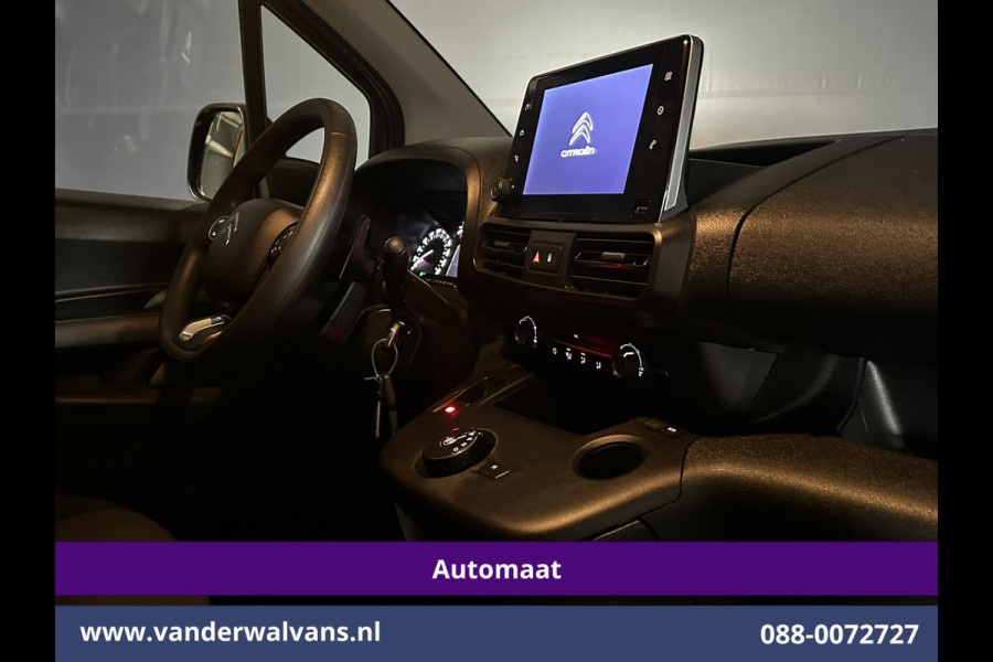 Citroën Berlingo 1.5 BlueHDI 131pk Automaat L1H1 Euro6 Airco | 3-Zits | Navigatie | Camera | Apple Carplay Android Auto, Cruisecontrol, Parkeersensoren, Bijrijdersbank
