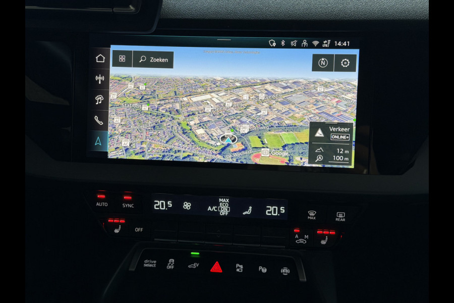 Audi A3 Sportback 40 TFSI E 204 PK PHEV SPORT MMI NAVI ELEK.KLEP CAMERA CARPLAY VIR.COCKPIT KEYLESS LED PHEV PLUG IN HYBRID