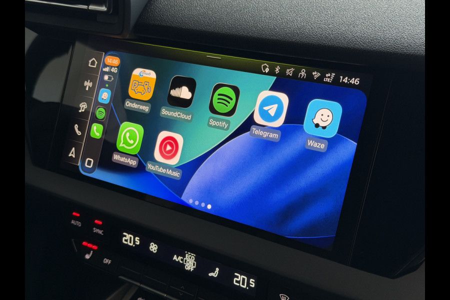 Audi A3 Sportback 40 TFSI E 204 PK PHEV SPORT MMI NAVI ELEK.KLEP CAMERA CARPLAY VIR.COCKPIT KEYLESS LED PHEV PLUG IN HYBRID