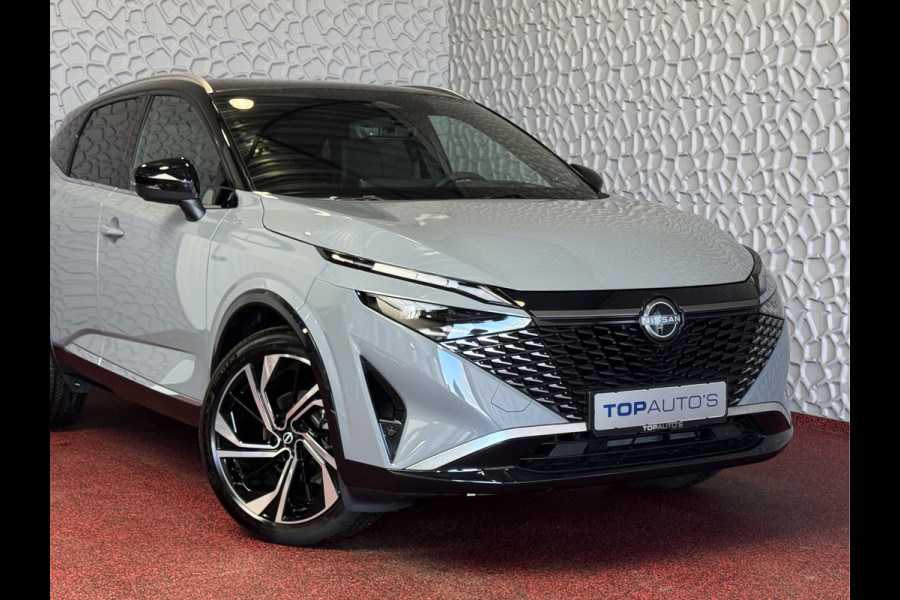 Nissan QASHQAI 1.3 MHEV 160PK TEKNA PLUS BOSE TWO TONE 20''LMV LEER ALCANTARA PANO MASSAGE BOSE STOEL/STUUR/RUIT VERW MATRIX.LED ELEK.KLEP HEAD 2026 ✅Top Auto's Wijchen , 30 Jaar Specialist in Nissan  : Alle Type's : Tekna / Plus / N-Design / N-Connecta / Limited Edition / Premium / Executive /  , Zowel PHEV / HEV / MHEV / TURBO / HYBRID