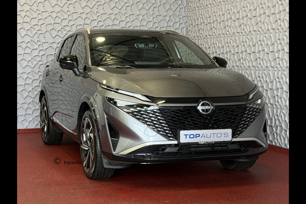 Nissan QASHQAI 1.3 MHEV 160PK TEKNA PLUS BOSE 20''LMV LEER ALCANTARA PANO MASSAGE BOSE STOEL/STUUR/RUIT VERW MATRIX.LED ELEK.KLEP HEADUP 20''LM 2026 K ✅Top Auto's Wijchen , 30 Jaar Specialist in Nissan  : Alle Type's : Tekna / Plus / N-Design / N-Connecta / Limited Edition / Premium / Executive /  , Zowel PHEV / HEV / MHEV / TURBO / HYBRID