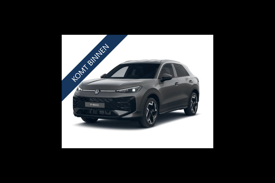 Volkswagen T-Roc 1.5 eTsi 150PK R-LINE EDITION VW.TREKHAAK BLACK STYLE IQ LED/GRIL/LOGO STOEL/STUUR.VERW ELEK.KLEP 2026