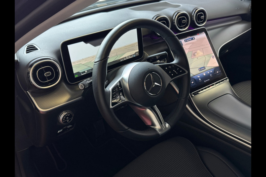 Mercedes-Benz C-Klasse 300e 313PK PHEV 12/2024 AVANTGARDE TREKHAAK HALF LEER CAMERA ELEK/STOEL/VERWARMD 12/2024 PHEV PLUG IN HYBRIDE phev