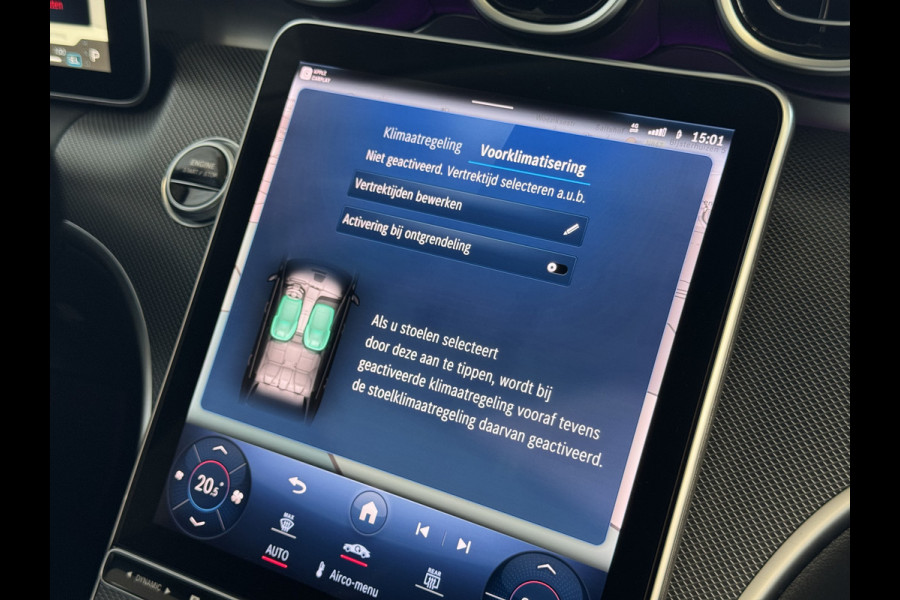 Mercedes-Benz C-Klasse 300e 313PK PHEV 12/2024 AVANTGARDE TREKHAAK HALF LEER CAMERA ELEK/STOEL/VERWARMD 12/2024 PHEV PLUG IN HYBRIDE phev