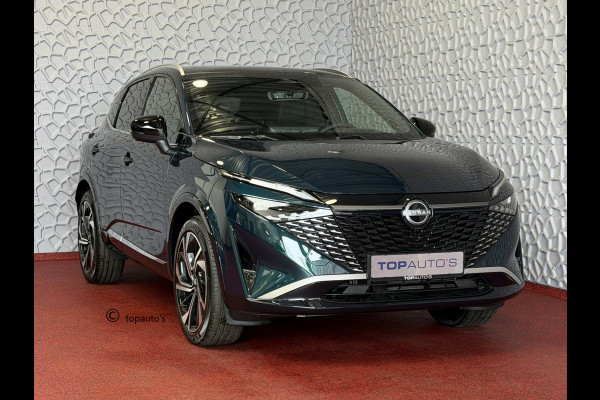 Nissan QASHQAI 1.3 MHEV 160PK 4 CILINDER TEKNA PLUS BOSE 20''LMV LEER ALCANTARA PANO MASSAGE BOSE STOEL/STUUR/RUIT VERW MATRIX.LED ELEK.KLEP HE 2026 K ✅Top Auto's Wijchen , 30 Jaar Specialist in Nissan  : Alle Type's : Tekna / Plus / N-Design / N-Connecta / Limited Edition / Premium / Executive /  , Zowel PHEV / HEV / MHEV / TURBO / HYBRID