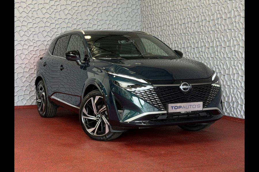 Nissan QASHQAI 1.3 MHEV 160PK 4 CILINDER TEKNA PLUS BOSE 20''LMV LEER ALCANTARA PANO MASSAGE BOSE STOEL/STUUR/RUIT VERW MATRIX.LED ELEK.KLEP HE 2026 K ✅Top Auto's Wijchen , 30 Jaar Specialist in Nissan  : Alle Type's : Tekna / Plus / N-Design / N-Connecta / Limited Edition / Premium / Executive /  , Zowel PHEV / HEV / MHEV / TURBO / HYBRID