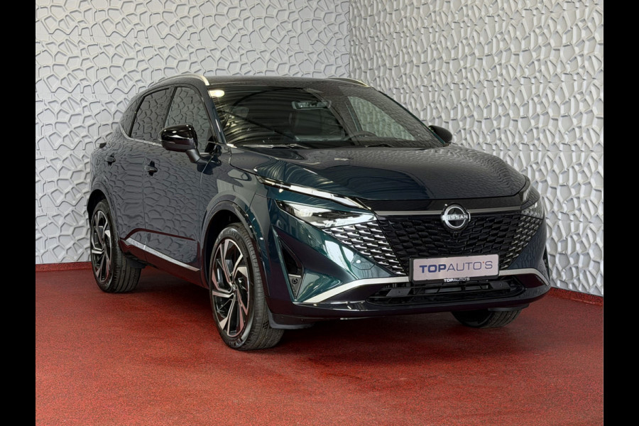 Nissan QASHQAI 1.3 MHEV 160PK 4 CILINDER TEKNA PLUS BOSE 20''LMV LEER ALCANTARA PANO MASSAGE BOSE STOEL/STUUR/RUIT VERW MATRIX.LED ELEK.KLEP HE 2026 K ✅Top Auto's Wijchen , 30 Jaar Specialist in Nissan  : Alle Type's : Tekna / Plus / N-Design / N-Connecta / Limited Edition / Premium / Executive /  , Zowel PHEV / HEV / MHEV / TURBO / HYBRID