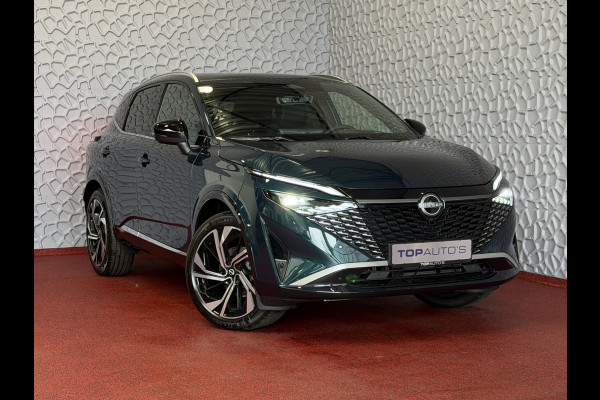 Nissan QASHQAI 1.3 MHEV 160PK 4 CILINDER TEKNA PLUS BOSE 20''LMV LEER ALCANTARA PANO MASSAGE BOSE STOEL/STUUR/RUIT VERW MATRIX.LED ELEK.KLEP HE 2026 K ✅Top Auto's Wijchen , 30 Jaar Specialist in Nissan  : Alle Type's : Tekna / Plus / N-Design / N-Connecta / Limited Edition / Premium / Executive /  , Zowel PHEV / HEV / MHEV / TURBO / HYBRID