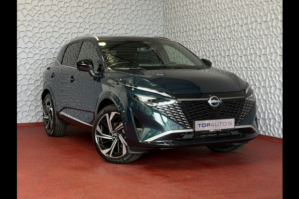 Nissan QASHQAI 1.3 MHEV 160PK 4 CILINDER TEKNA PLUS BOSE 20''LMV LEER ALCANTARA PANO MASSAGE BOSE STOEL/STUUR/RUIT VERW MATRIX.LED ELEK.KLEP HE 2026 K ✅Top Auto's Wijchen , 30 Jaar Specialist in Nissan  : Alle Type's : Tekna / Plus / N-Design / N-Connecta / Limited Edition / Premium / Executive /  , Zowel PHEV / HEV / MHEV / TURBO / HYBRID