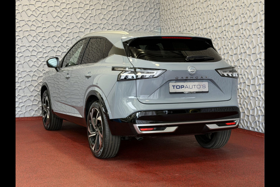 Nissan QASHQAI 1.3 MHEV 160PK 1800KG TREKGEWICHT TEKNA PLUS BOSE 20''LMV LEER ALCANTARA PANO MASSAGE BOSE STOEL/STUUR/RUIT VERW MATRIX.LED ELEK 2026 K ✅Top Auto's Wijchen , 30 Jaar Specialist in Nissan  : Alle Type's : Tekna / Plus / N-Design / N-Connecta / Limited Edition / Premium / Executive /  , Zowel PHEV / HEV / MHEV / TURBO / HYBRID