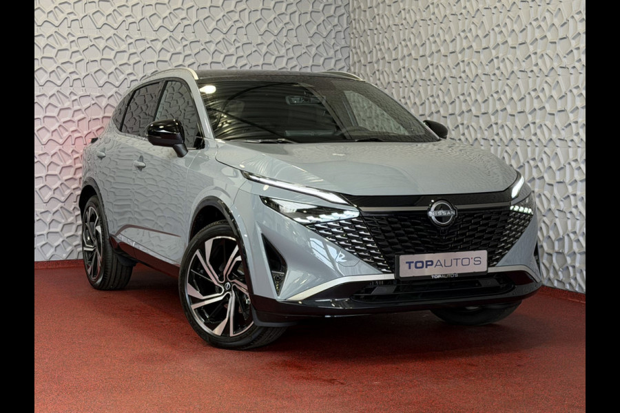 Nissan QASHQAI 1.3 MHEV 160PK 1800KG TREKGEWICHT TEKNA PLUS BOSE 20''LMV LEER ALCANTARA PANO MASSAGE BOSE STOEL/STUUR/RUIT VERW MATRIX.LED ELEK 2026 K ✅Top Auto's Wijchen , 30 Jaar Specialist in Nissan  : Alle Type's : Tekna / Plus / N-Design / N-Connecta / Limited Edition / Premium / Executive /  , Zowel PHEV / HEV / MHEV / TURBO / HYBRID