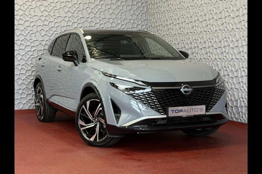 Nissan QASHQAI 1.3 MHEV 160PK 1800KG TREKGEWICHT TEKNA PLUS BOSE 20''LMV LEER ALCANTARA PANO MASSAGE BOSE STOEL/STUUR/RUIT VERW MATRIX.LED ELEK 2026 K ✅Top Auto's Wijchen , 30 Jaar Specialist in Nissan  : Alle Type's : Tekna / Plus / N-Design / N-Connecta / Limited Edition / Premium / Executive /  , Zowel PHEV / HEV / MHEV / TURBO / HYBRID