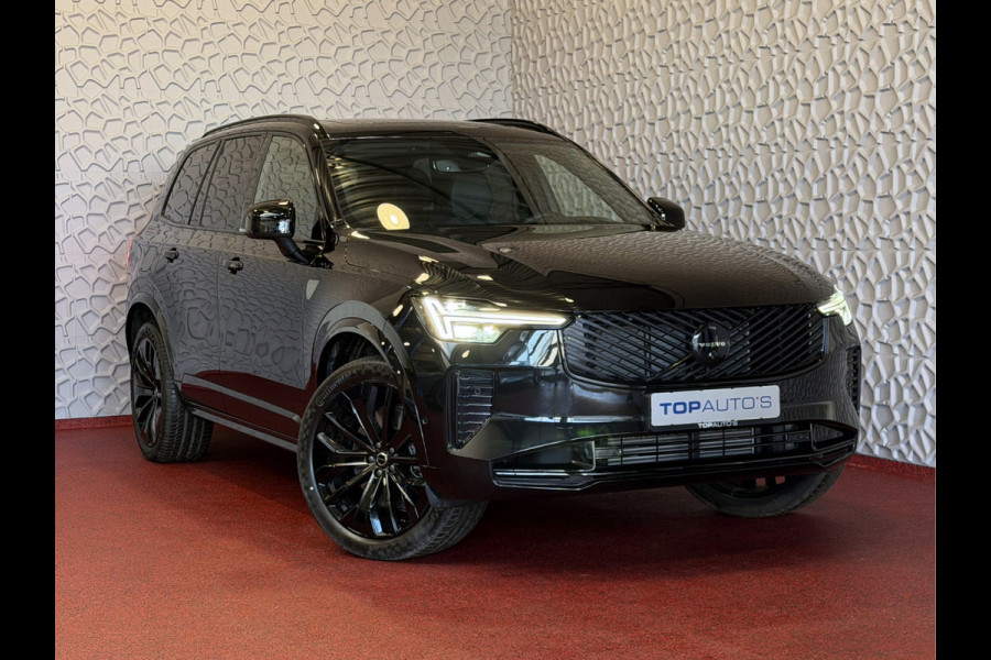 Volvo XC90 2.0 T8 456 PK PHEV AWD 7P BLACK EDITION PLUS LUCHTVERING SCHUIFDAK STOEL/STUUR.VERW ELEK.TREKHAAK HARMAN KARDON PANORAMA STANDKACHEL HEADUP ✅ Top Auto's Wijchen ,  Altijd een Ruim aanbod van Volvo's i  BUSINESS / CORE / BRIGHT / DARK / ULTRA DARK / PLUS DARK / BLACK EDITION  / ESSENTIAL / T6 / T8 ✅