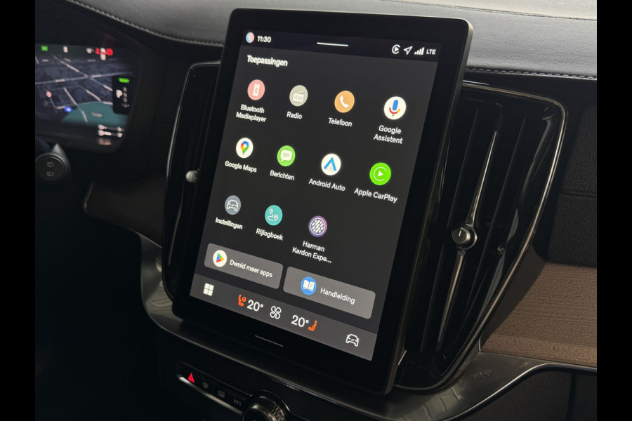 Volvo XC90 2.0 T8 456PK AWD PLUS DARK PANORAMA 360.CAM STOEL/STUUR VERW HARMAN KARDON PHEV PLUG IN HYBRID