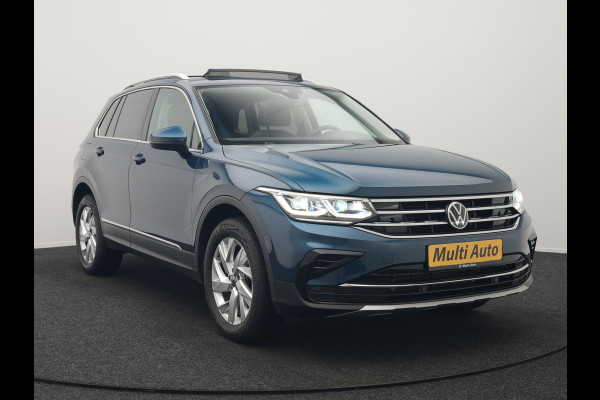 Volkswagen Tiguan 1.4 TSI eHybrid Elegance PHEV 245pk | Panodak | Camera | IQ Light | Adaptive Cruise | Alcantara Sportstoelen Verwarmd | Apple Carplay | Sfeerverlichting | Stuur Verwarmd | Navigatie | Virtual | DAB | Plug In Hybrid