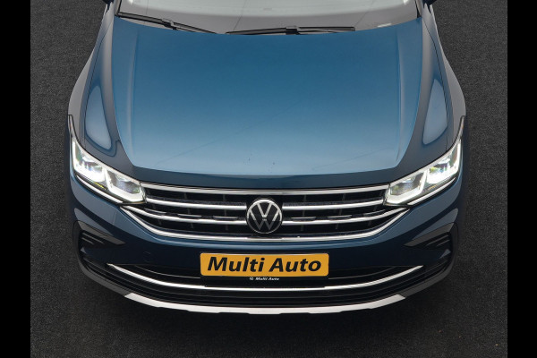 Volkswagen Tiguan 1.4 TSI eHybrid Elegance PHEV 245pk | Panodak | Camera | IQ Light | Adaptive Cruise | Alcantara Sportstoelen Verwarmd | Apple Carplay | Sfeerverlichting | Stuur Verwarmd | Navigatie | Virtual | DAB | Plug In Hybrid