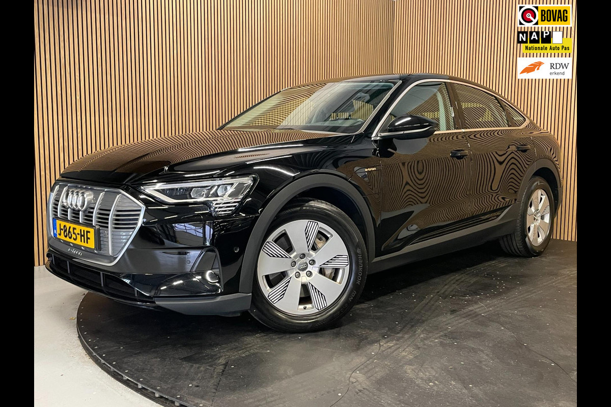 Audi e-tron Sportback 50 Quattro Edition 71 kWh|100% SOH|313PK|NAVI|ELEK. KLEP|CLIMATE, CRUISE CONTROL|NL-AUTO|1e EIG.|INCL. BTW|