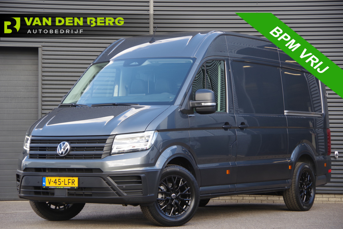 Volkswagen Crafter 35 2.0 TDI L3H3 AUT. 2X SCHUIFDEUR, FACELIFT, LED, TREKHAAK, CAMERA, NAVI, CRUISE, CLIMA, PARKEERSENSOREN