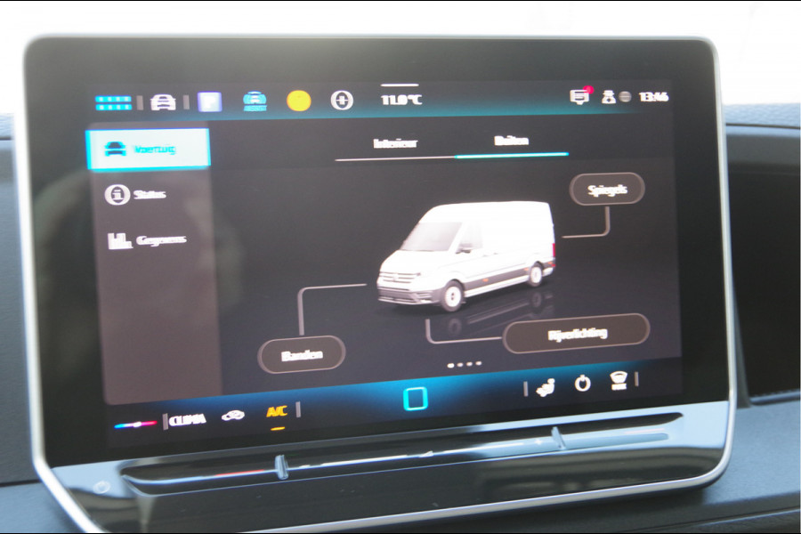 Volkswagen Crafter 35 2.0 TDI L3H3 AUT. 2X SCHUIFDEUR, FACELIFT, LED, TREKHAAK, CAMERA, NAVI, CRUISE, CLIMA, PARKEERSENSOREN