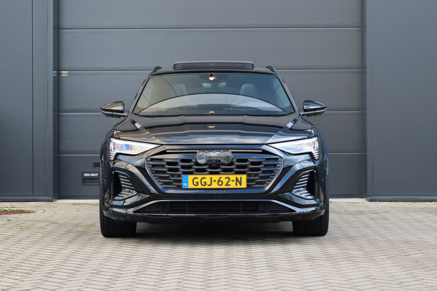 Audi Q8 e-tron S quattro SQ8 115 kWh | BTW | NAP | PANO | B&O | 360 | RS ZETELS | MATRIX | LUCHTVERING | MEMORY | KEYLESS |