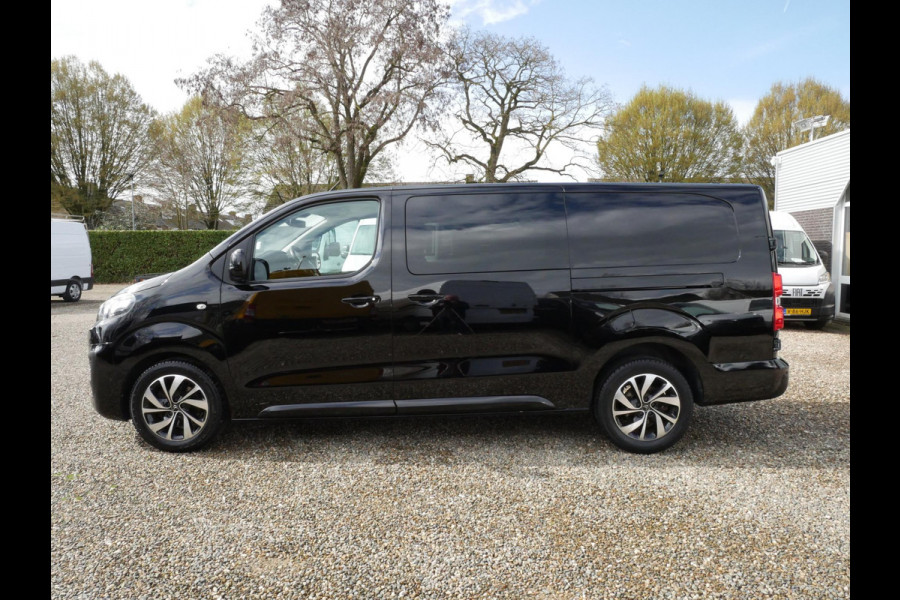 Citroën Jumpy 2.0 BlueHDI 120PK, L3, Dubbel Cabine, Airco, 2 x Schuifdeur