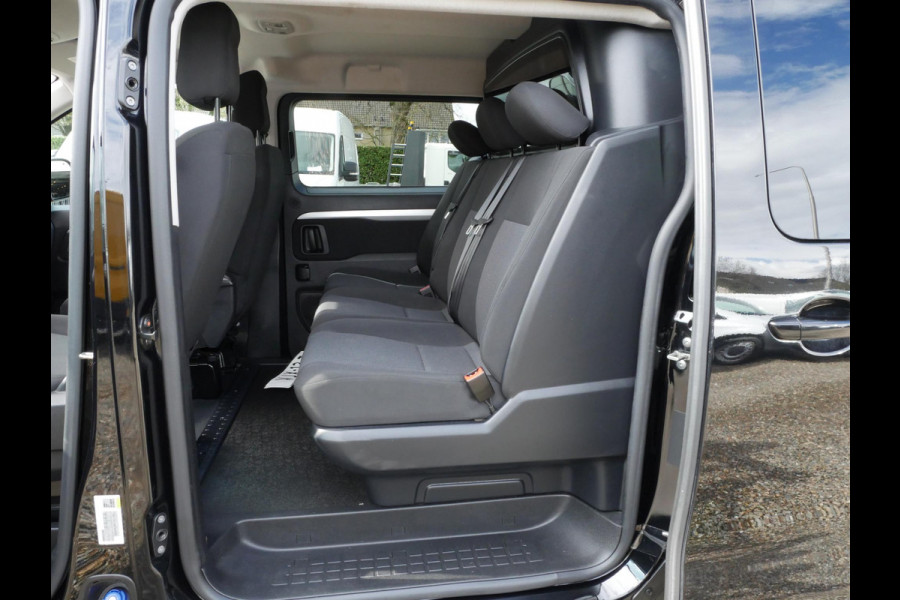 Citroën Jumpy 2.0 BlueHDI 120PK, L3, Dubbel Cabine, Airco, 2 x Schuifdeur