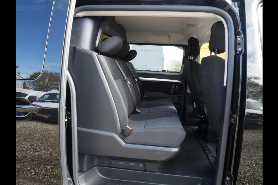 Citroën Jumpy 2.0 BlueHDI 120PK, L3, Dubbel Cabine, Airco, 2 x Schuifdeur