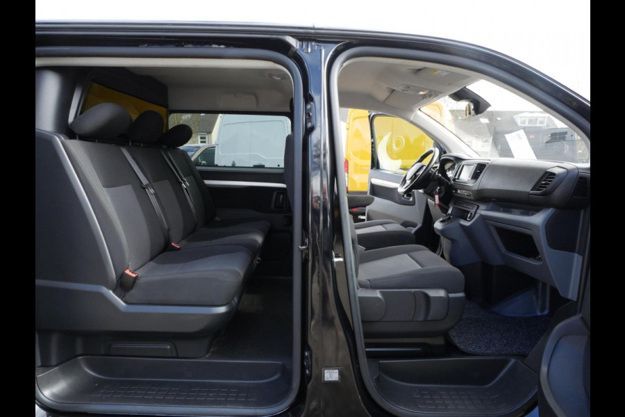 Citroën Jumpy 2.0 BlueHDI 120PK, L3, Dubbel Cabine, Airco, 2 x Schuifdeur