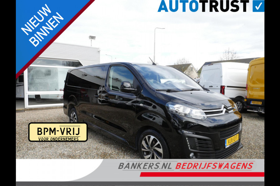 Citroën Jumpy 2.0 BlueHDI 120PK, L3, Dubbel Cabine, Airco, 2 x Schuifdeur