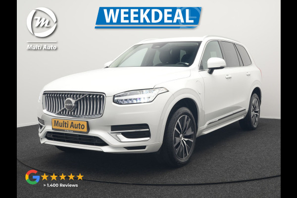 Volvo XC90 T8 Recharge AWD LONG RANGE PHEV 456pk 7-Persoons Dealer O.H | Trekhaak Af Fabriek | Adaptive Cruise | Camera | Lederen Sportstoelen Memory & Verwarmd | Google Assistent | Apple Carplay | Stuur Verwarmd | Virtual | Blis | Navigatie | DAB | Plug In Hybr