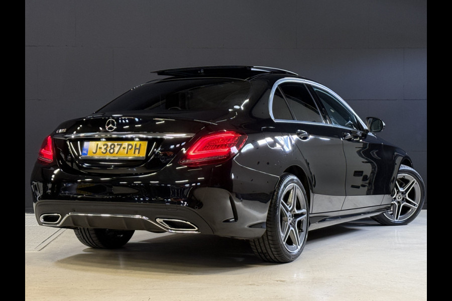 Mercedes-Benz C-Klasse 180 Business Solution AMG | Pano | 22.000km NAP | Leder | Sfeerverlichting | Apple Carplay