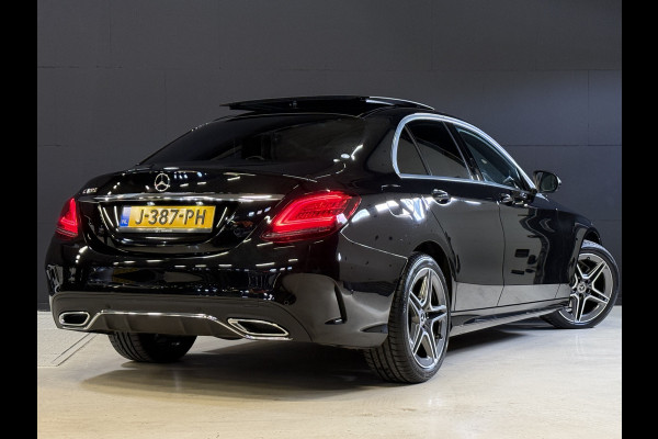 Mercedes-Benz C-Klasse 180 Business Solution AMG | Pano | 22.000km NAP | Leder | Sfeerverlichting | Apple Carplay