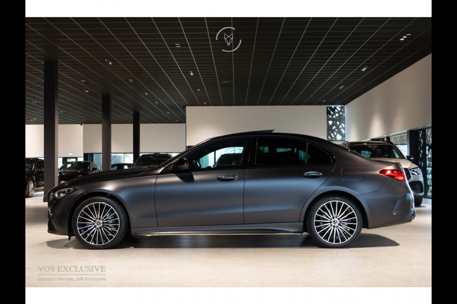 Mercedes-Benz C-Klasse 300 e AMG Magno|Nappa|Night|Rij-assistentie Plus|Keyless-Go|Stoelkoeling|Pano|360°|Burmester|19''