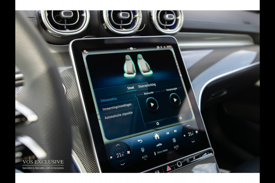 Mercedes-Benz C-Klasse 300 e AMG Magno|Nappa|Night|Rij-assistentie Plus|Keyless-Go|Stoelkoeling|Pano|360°|Burmester|19''