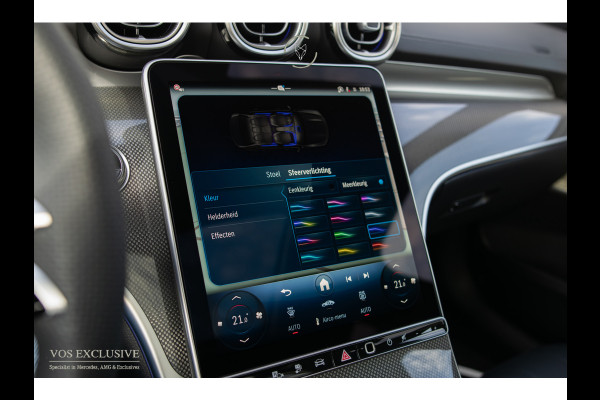Mercedes-Benz C-Klasse 300 e AMG Magno|Nappa|Night|Rij-assistentie Plus|Keyless-Go|Stoelkoeling|Pano|360°|Burmester|19''