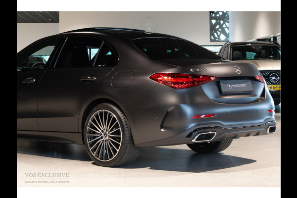 Mercedes-Benz C-Klasse 300 e AMG Magno|Nappa|Night|Rij-assistentie Plus|Keyless-Go|Stoelkoeling|Pano|360°|Burmester|19''