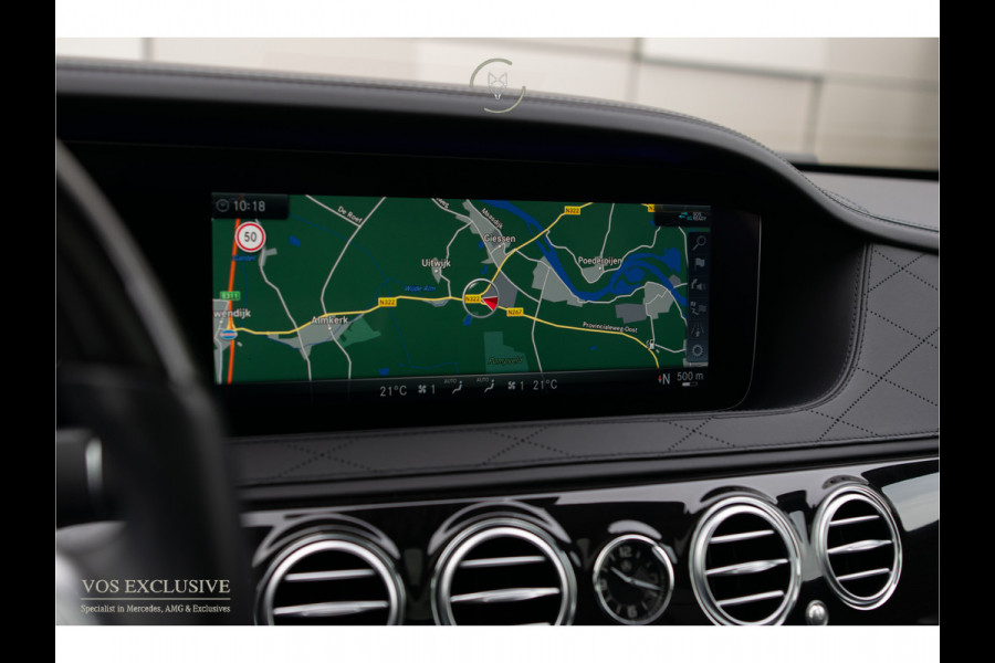 Mercedes-Benz S-Klasse 560 Lang 4-M AMG Exclusive|4*massage/koeling|20"|entertainment|standkachel|HUD|nachtzicht