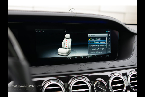 Mercedes-Benz S-Klasse 560 Lang 4-M AMG Exclusive|4*massage/koeling|20"|entertainment|standkachel|HUD|nachtzicht