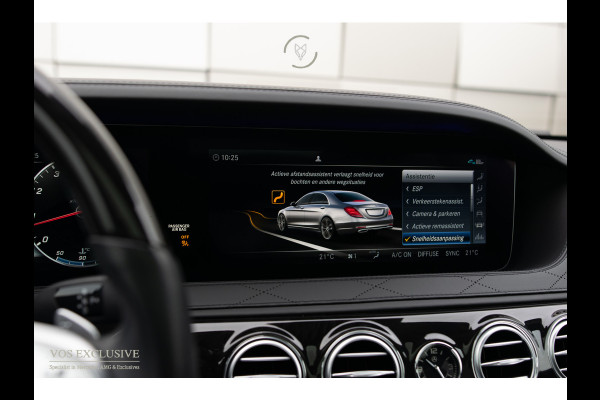 Mercedes-Benz S-Klasse 560 Lang 4-M AMG Exclusive|4*massage/koeling|20"|entertainment|standkachel|HUD|nachtzicht