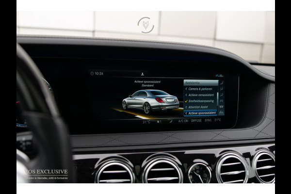 Mercedes-Benz S-Klasse 560 Lang 4-M AMG Exclusive|4*massage/koeling|20"|entertainment|standkachel|HUD|nachtzicht