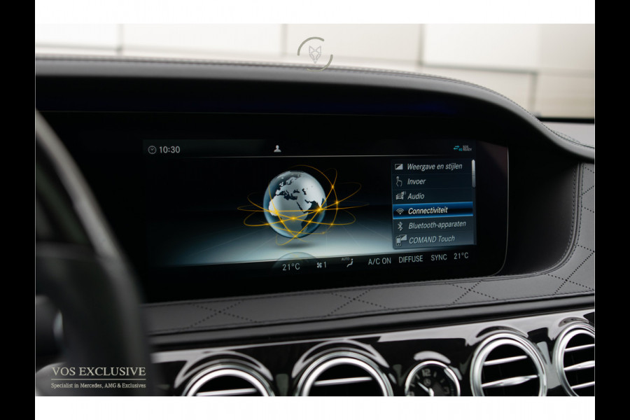 Mercedes-Benz S-Klasse 560 Lang 4-M AMG Exclusive|4*massage/koeling|20"|entertainment|standkachel|HUD|nachtzicht