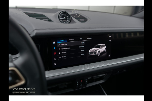 Porsche Cayenne 3.0 E-Hybrid SportDesign|Passenger Display|21''|Luchtvering|HUD|ACC|Bose|18-voudig|Pano|Stoelkoeling