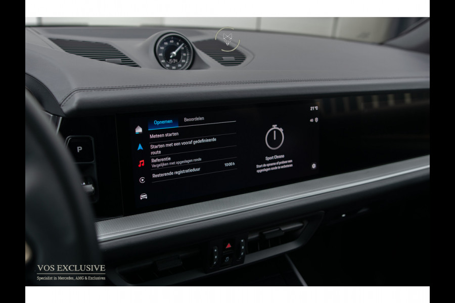 Porsche Cayenne 3.0 E-Hybrid SportDesign|Passenger Display|21''|Luchtvering|HUD|ACC|Bose|18-voudig|Pano|Stoelkoeling