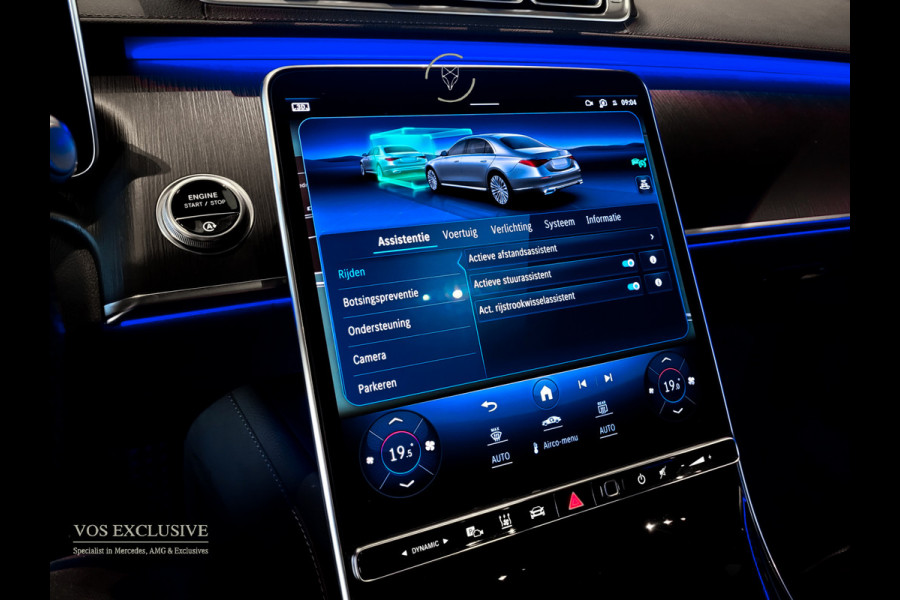 Mercedes-Benz S-Klasse 400d 4-M AMG Achterassturing|Ruitleder|Burmester|Rij-assistentie|Keyless|Night|21" Aut9