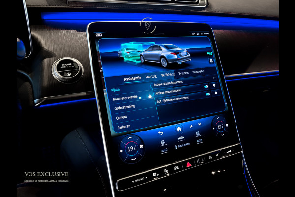 Mercedes-Benz S-Klasse 400d 4-M AMG Achterassturing|Ruitleder|Burmester|Rij-assistentie|Keyless|Night|21" Aut9