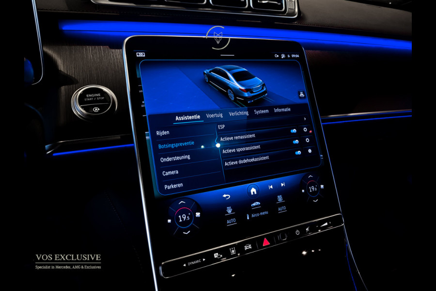 Mercedes-Benz S-Klasse 400d 4-M AMG Achterassturing|Ruitleder|Burmester|Rij-assistentie|Keyless|Night|21" Aut9