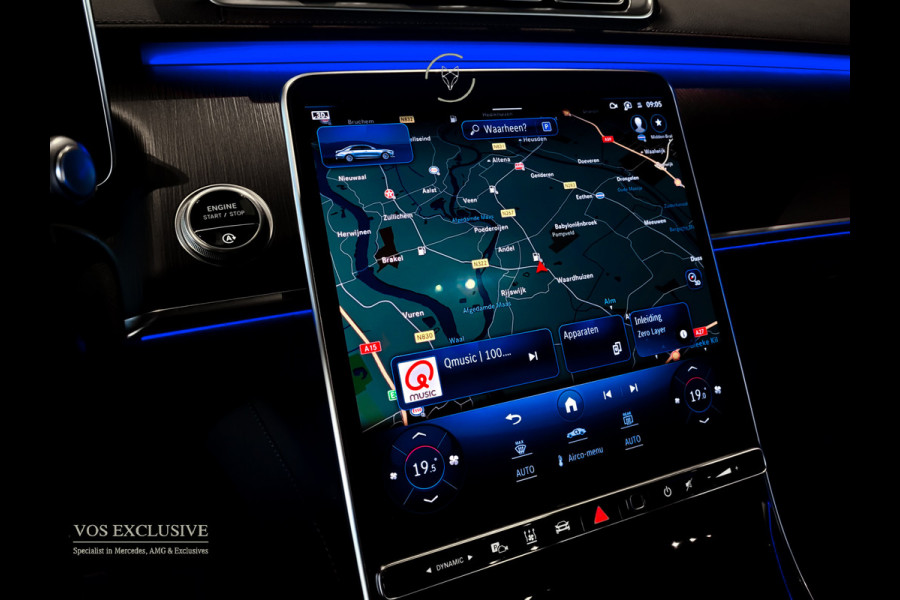Mercedes-Benz S-Klasse 400d 4-M AMG Achterassturing|Ruitleder|Burmester|Rij-assistentie|Keyless|Night|21" Aut9