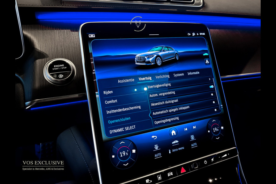 Mercedes-Benz S-Klasse 400d 4-M AMG Achterassturing|Ruitleder|Burmester|Rij-assistentie|Keyless|Night|21" Aut9