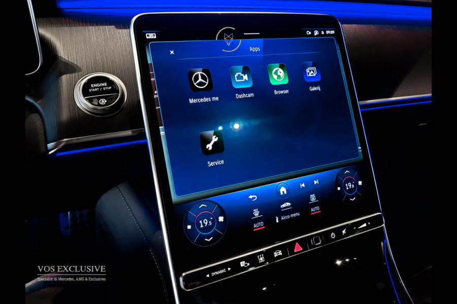Mercedes-Benz S-Klasse 400d 4-M AMG Achterassturing|Ruitleder|Burmester|Rij-assistentie|Keyless|Night|21" Aut9